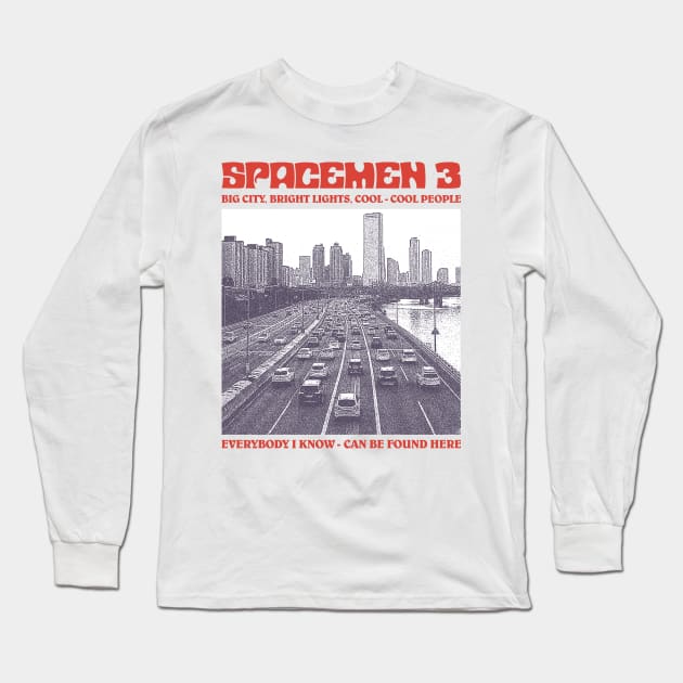 Spacemen 3 - Big City Fanmade Long Sleeve T-Shirt by fuzzdevil